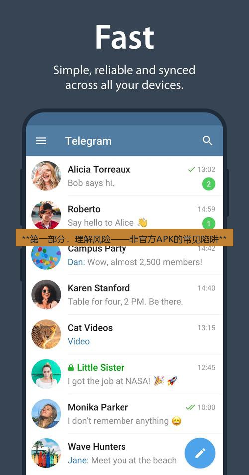 telegram下载安装包 **第一部分：理解风险——非官方APK的常见陷阱**